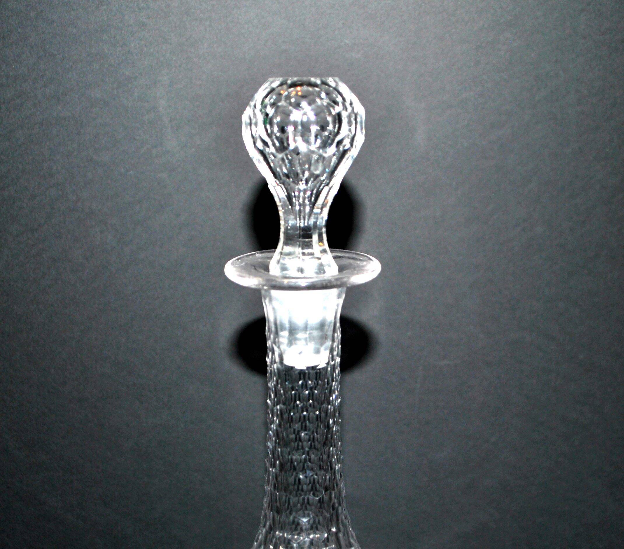 Baccarat tortoiseshell cut crystal carafe H29cm