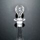 Baccarat tortoiseshell cut crystal carafe H29cm
