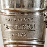 Piper Heidsieck champagne bucket – Silver metal