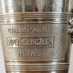 Piper Heidsieck champagne bucket – Silver metal