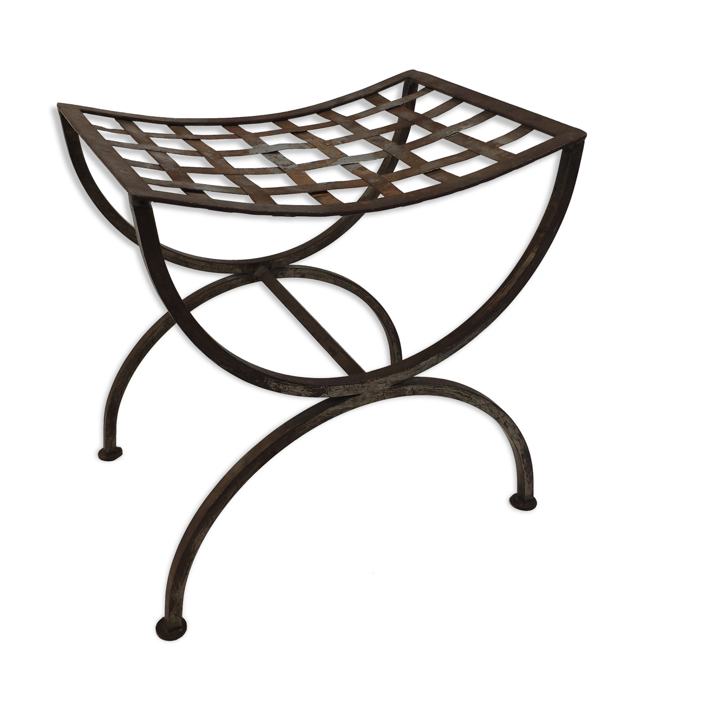 Wrought iron stool