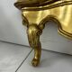 Vintage oval mirror Deknudt plus matching console