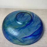 Blown glass salad bowl