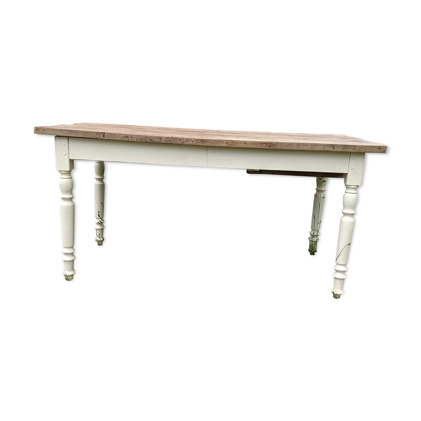 Farmhouse table with drawer