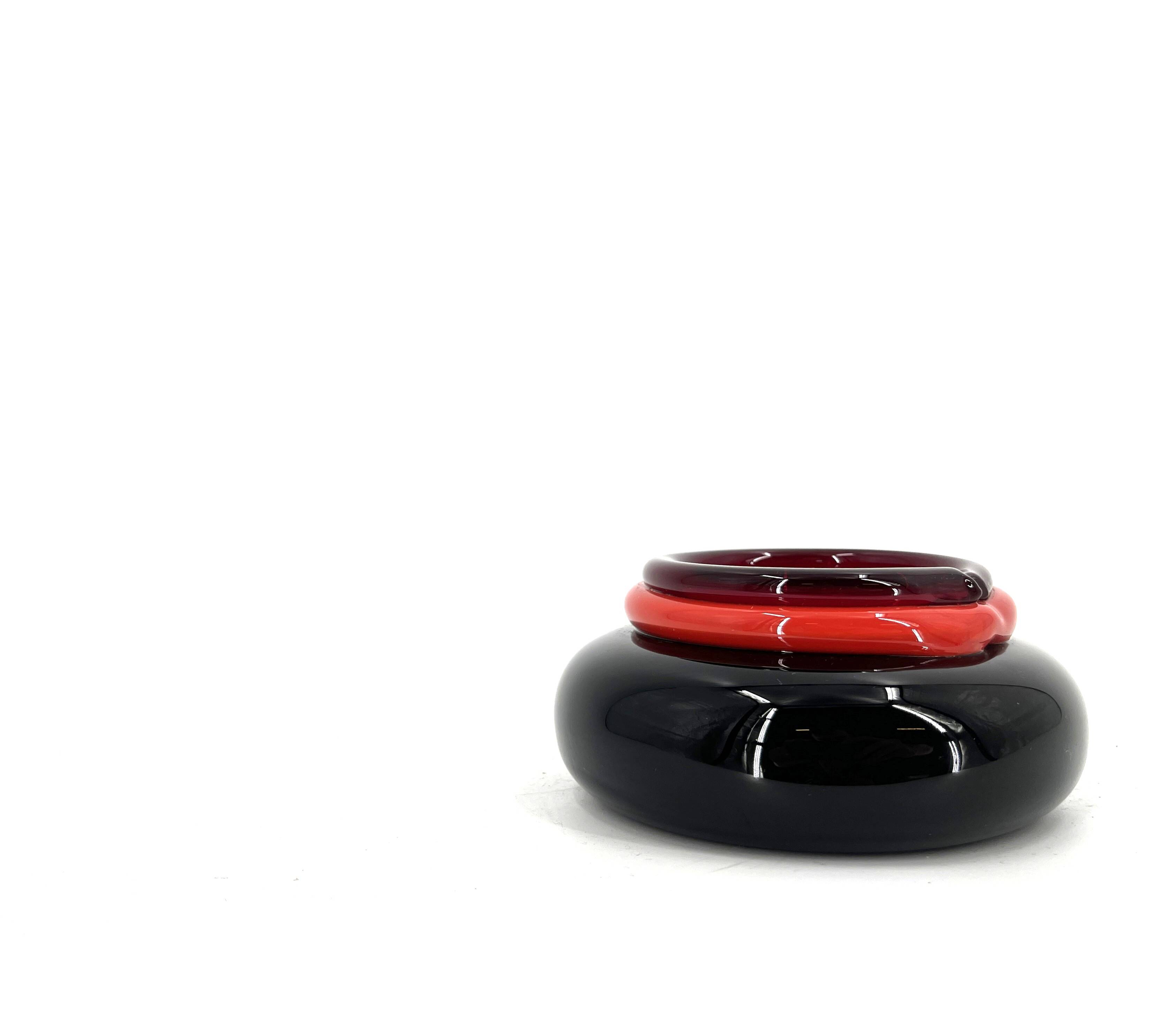 Vide poche or ashtray by Ettore Sottsass for Venini, 1990s