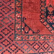 Large carpet former Turkmen afghan handmade 286 X 342 CM