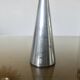 Series of 3 Scandinavian "diabolo" candlesticks in aluminum 1970