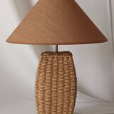 Vintage natural rope table lamp