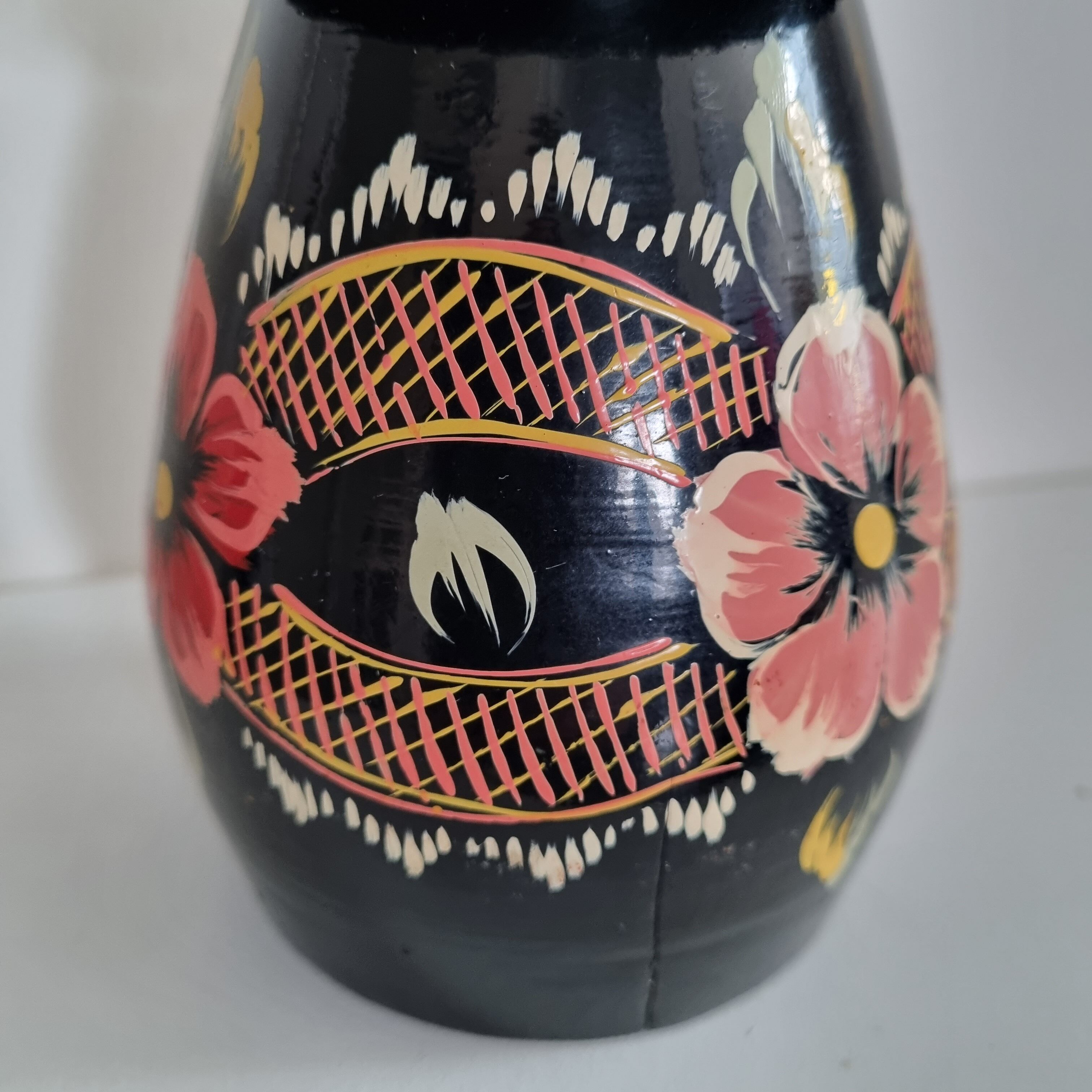 Wooden box vintage painted décor