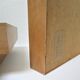 Three wooden frames with naturalized butterflies vintage 60s