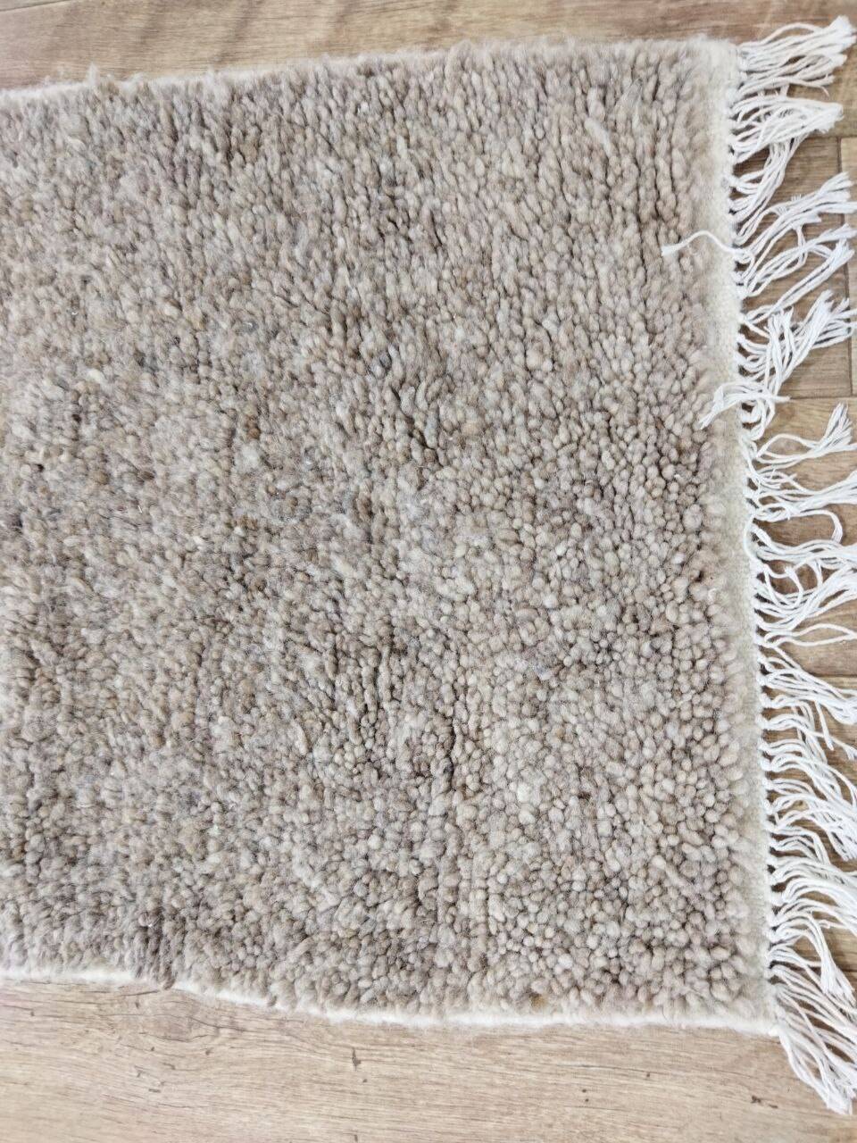 Handcrafted Moroccan Berber Rug 138 X 62 CM