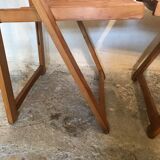 Pair of vintage folding chairs 1960's