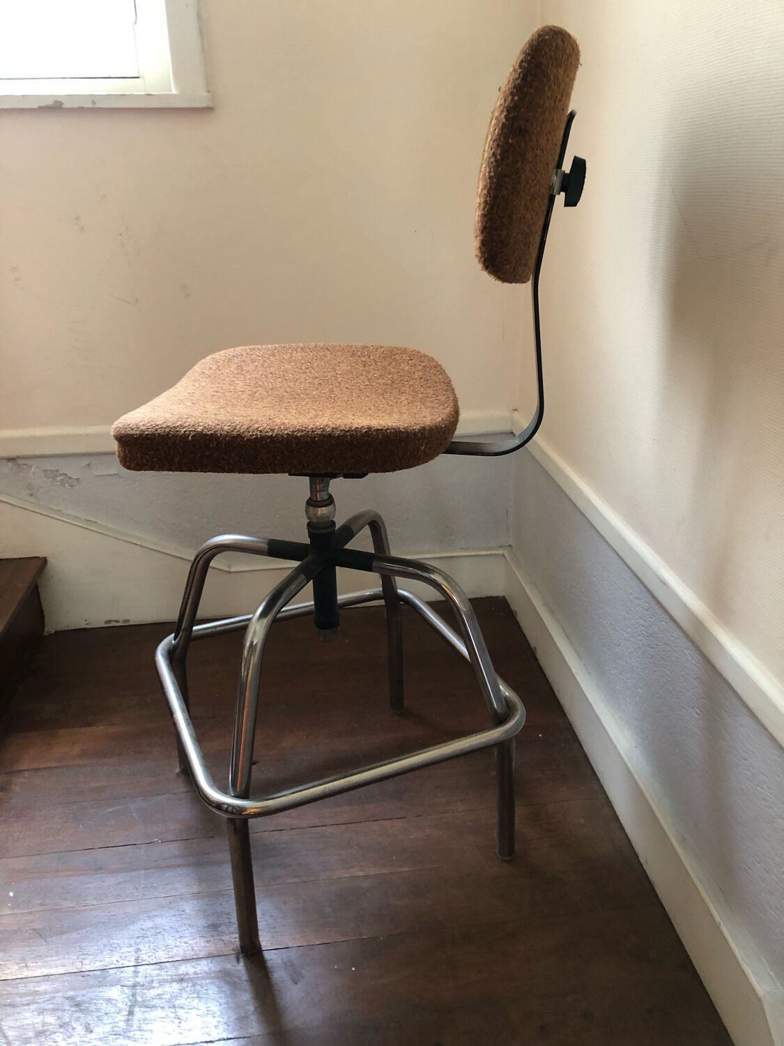 Vintage industrial architect desk chair