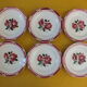 6 flat plates vintage Digoin Sarreguemines model Cibon Lot 3