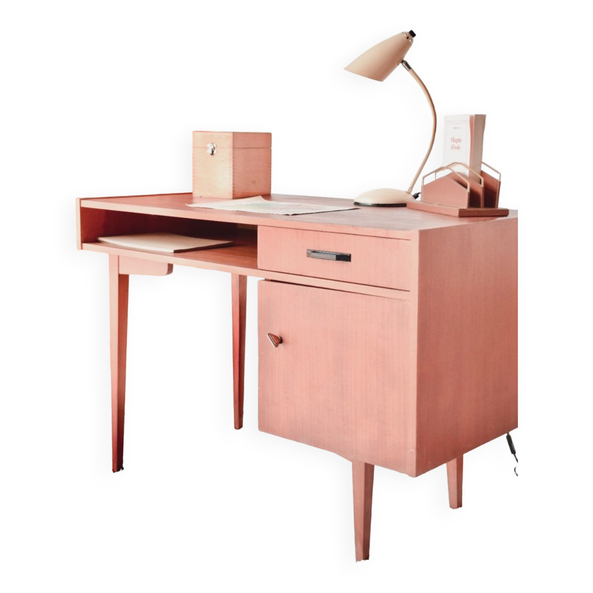 Bureau scandinave en teck années 50 / 60
