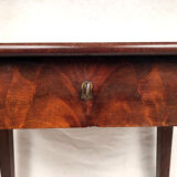 Small mahogany veneer writing table