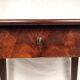 Small mahogany veneer writing table
