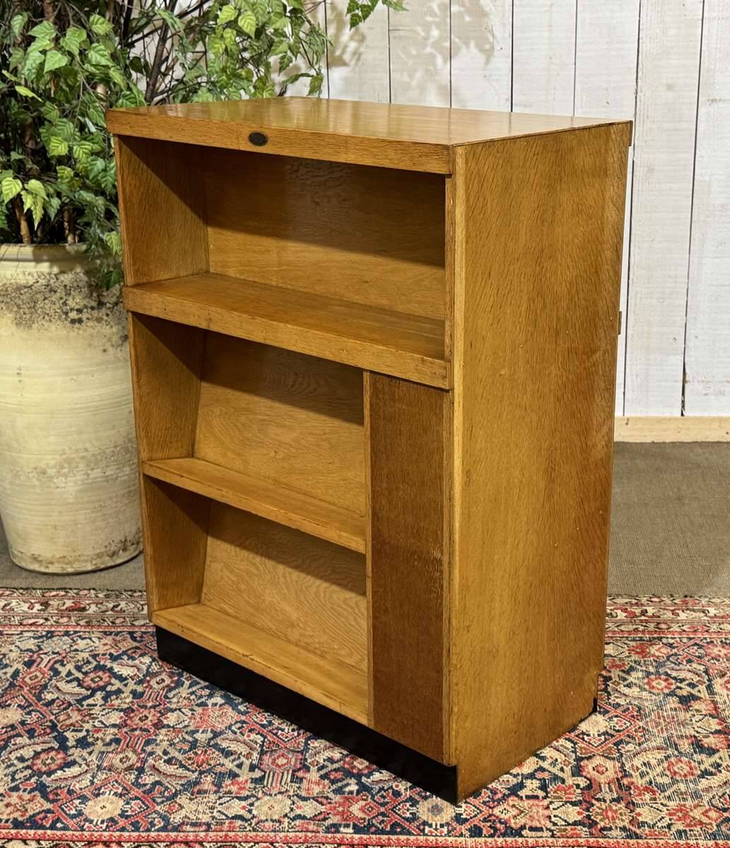 Etagère bibliothèque d'école en chêne double face