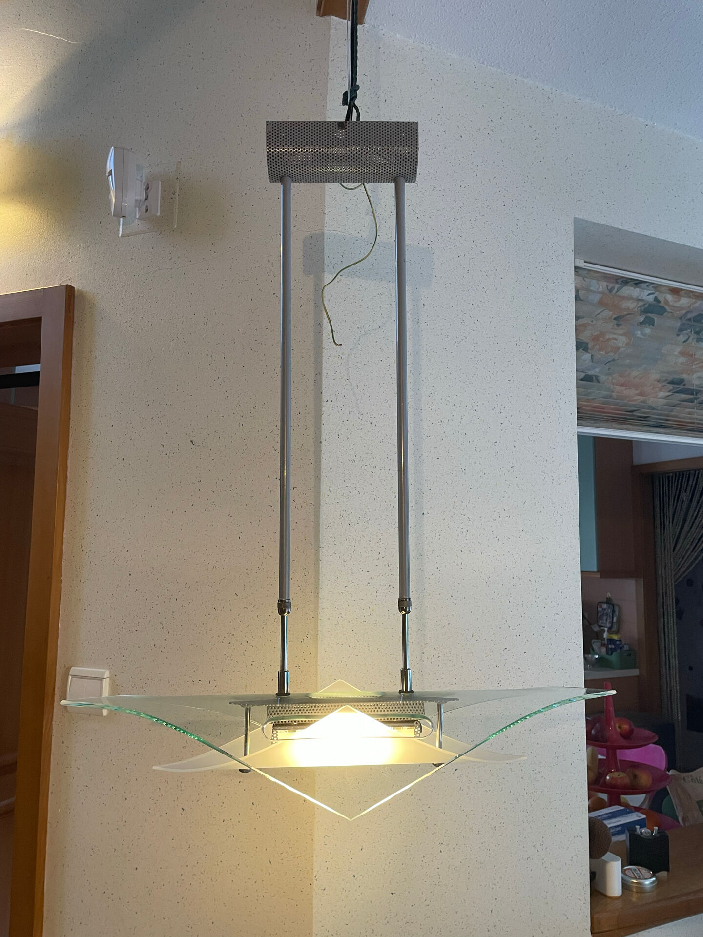 Suspension Sothis en verre de Murano