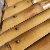 Vintage bamboo tripod stool