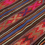 Anatolian handmade kilim rug 210 cm x 153 cm