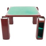 Game table 1970s by Pierluigi Molinari for Pozzi Milano