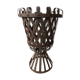 Cache pot Médicis en fer forgé assemblage riveté