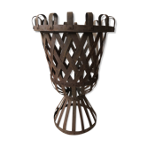 Cache pot Medici in wrought iron riveted Assembly