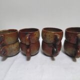 Set de 8 tasses à café en grès