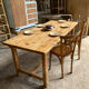 Table de ferme plateau brut 4-6 repas