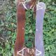 Tabouret égyptien forme selle de chameau
