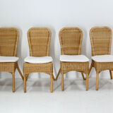 4 wicker/rattan chairs