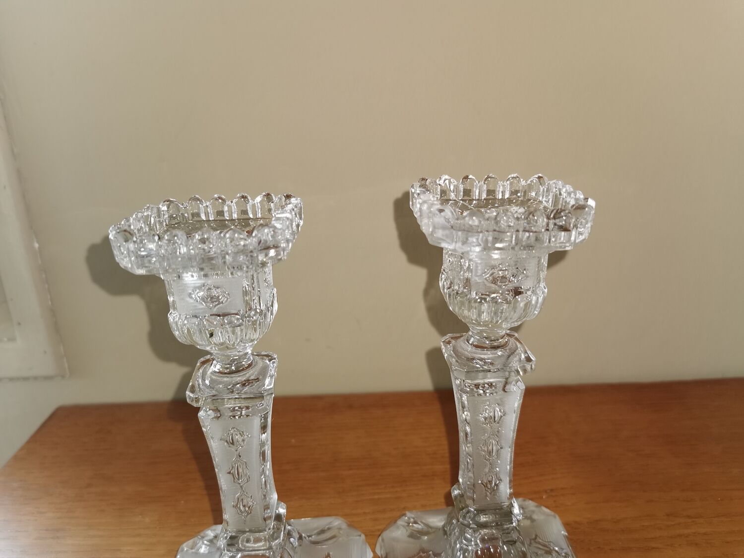 Pair of Portieux candle holders