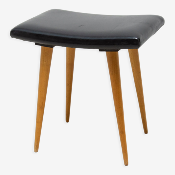 Mid century stool, footrest, Západoslovenské nábytkárské závody, 1970