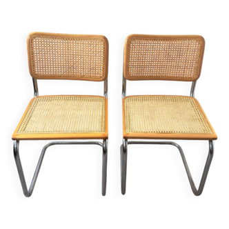 Paire de chaises Cesca Marcel Breuer