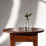 Modernist soliflore in molded glass, Germany, 1970s