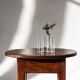 Modernist soliflore vase in molded glass, Germany, 1970s