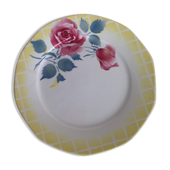 Lot de 4 assiettes à dessert Digoin, modèle Octavle