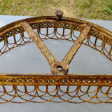 planter XIXth braided iron