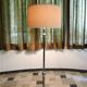 Large sculptural floor lamp in chromed steel with ball-shaped details, West Germany, 1960s