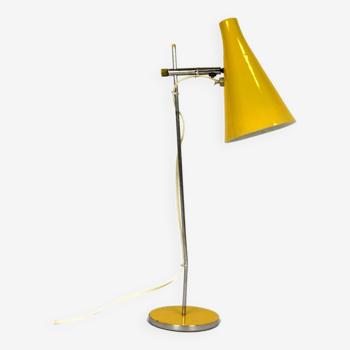 Yellow Table Lamp by Josef Hurka for Lidokov, 1970s