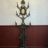 Cast iron coat rack 19th Alfred Corneau Frères Charleville