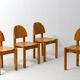 Chaises de salle à manger en pin par Rainer Daumiller