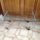 Table basse en plexiglas david lange