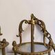 Pair of bronze lanterns in Louis XVI style