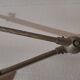 Old industrial articulated workshop lamp