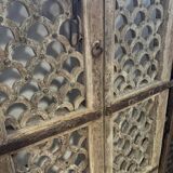Jali - Antique Indian openwork wooden door no.6