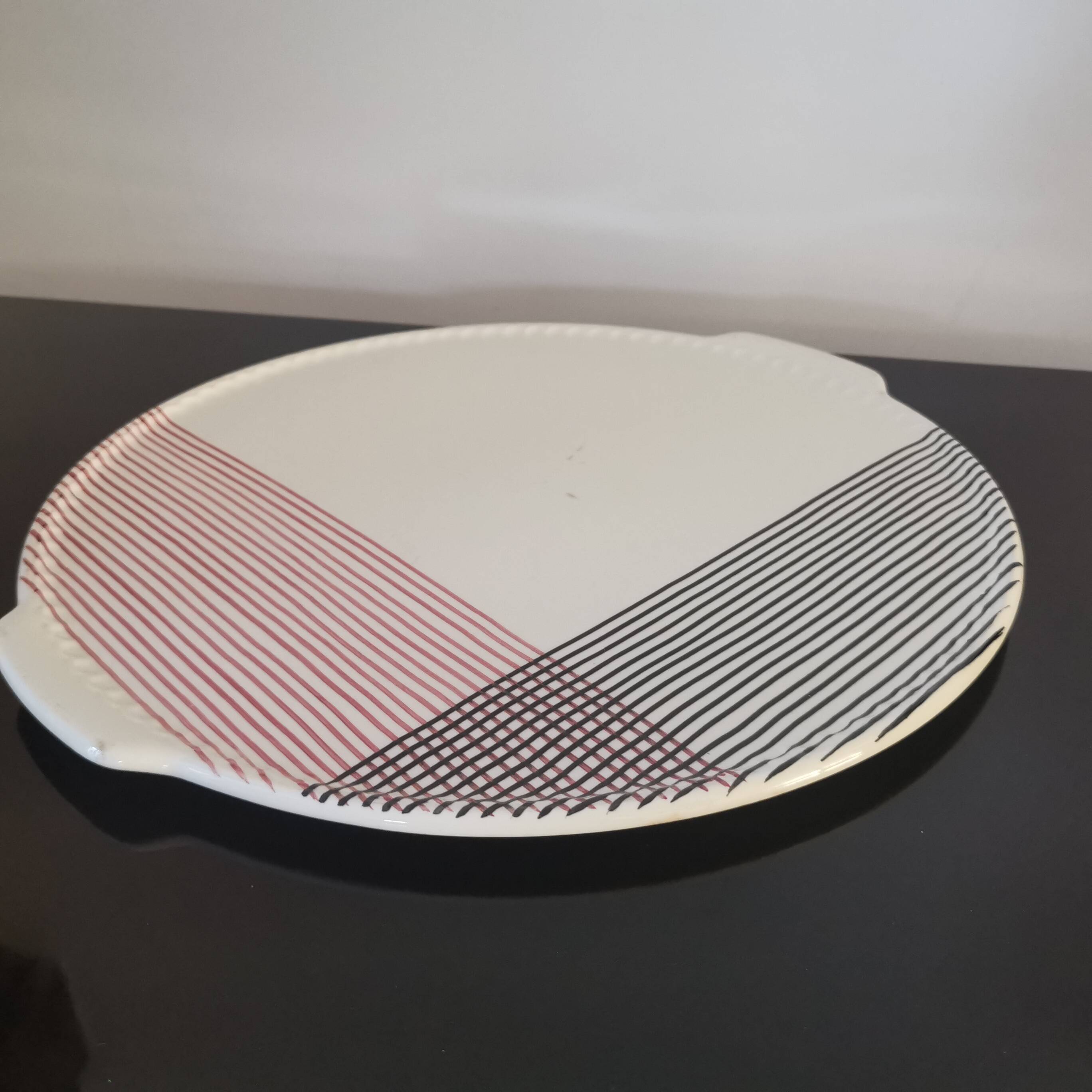 Caprice round serving dish from villeroy & boch, 1950s