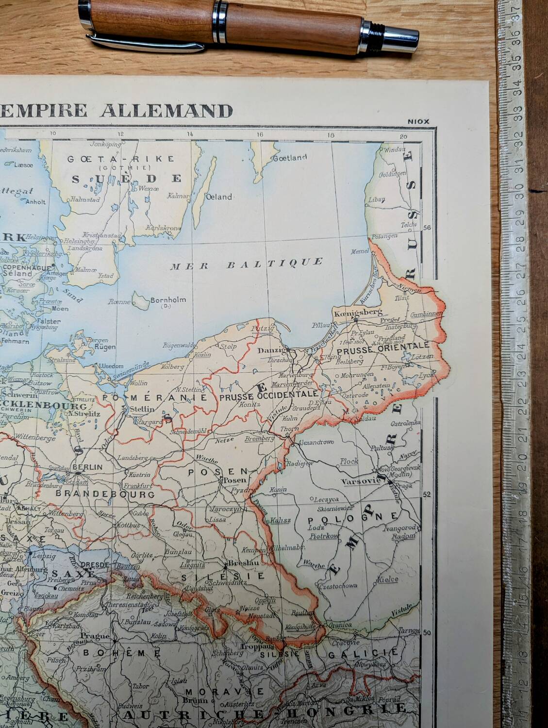 Printed in 1900, The German Empire.