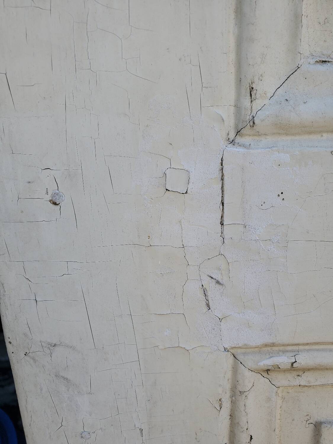 Old interior fir door